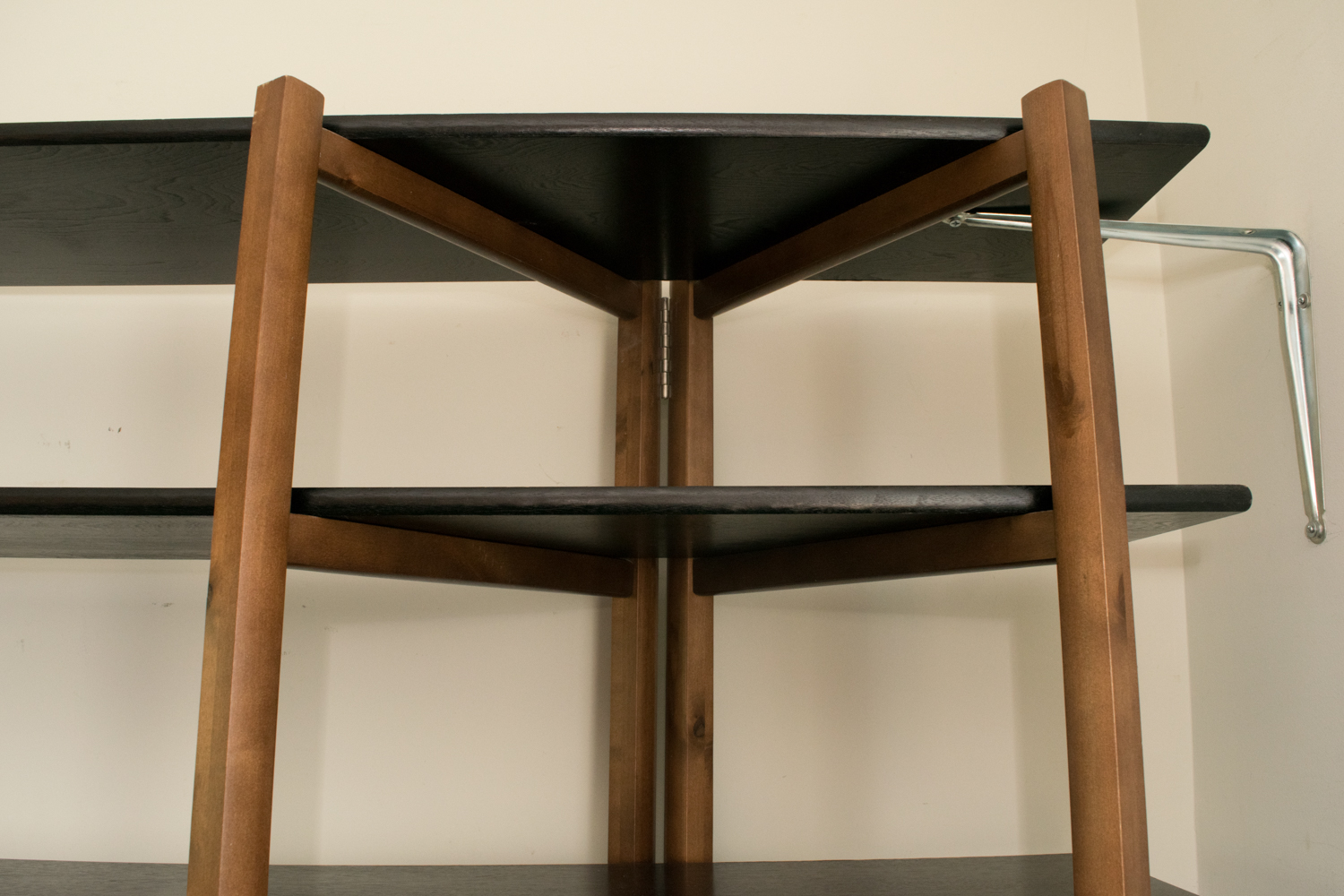 Contemporary Walnut Bookcase