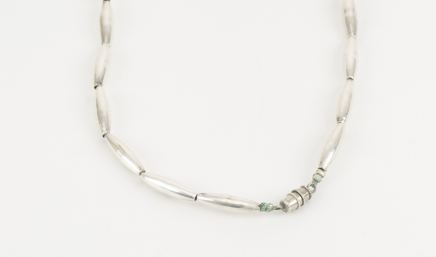 Silver Tone Heart Necklace