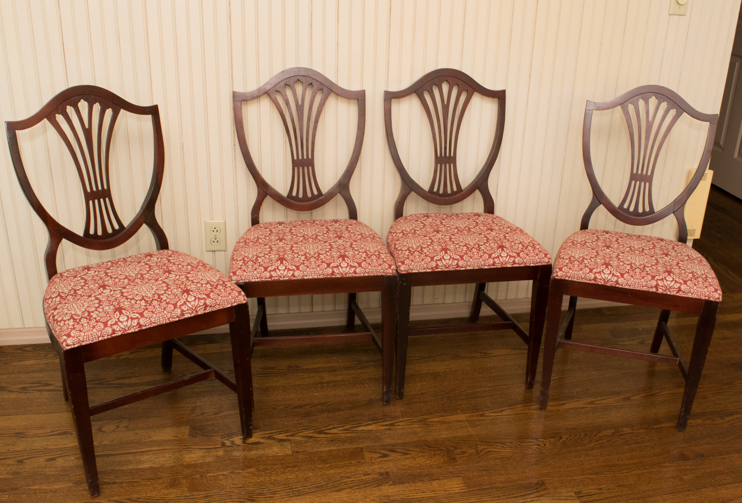 Cherry Hepplewhite Shield Back Chairs