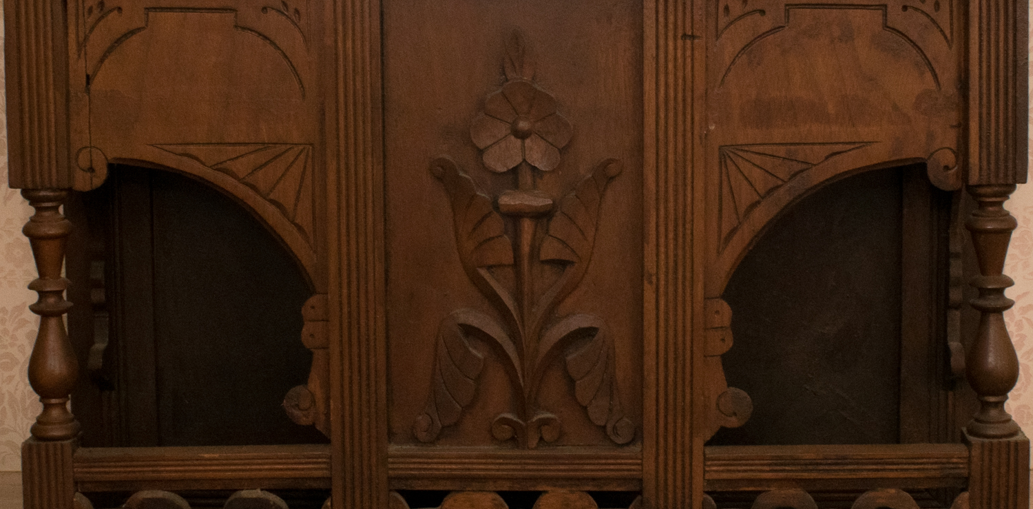 Eastlake Mahogany Pier Mirror Circa 1890's