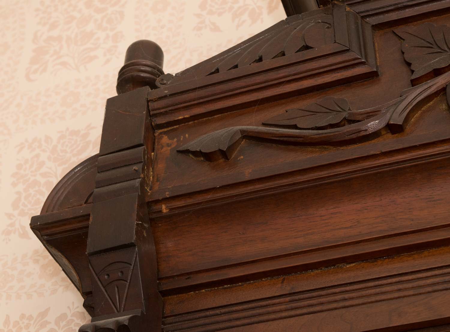 Eastlake Mahogany Pier Mirror Circa 1890's