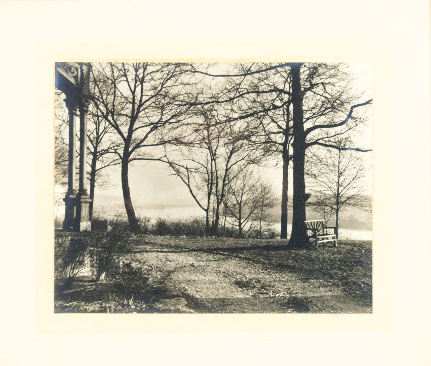 Black and White Photograph of Ault Park, Cincinnati Ohio Photographed By Paul Briol