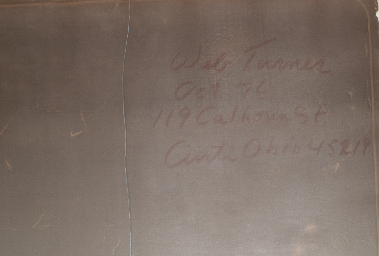 Abstract Iridescent Mixed Media Painting