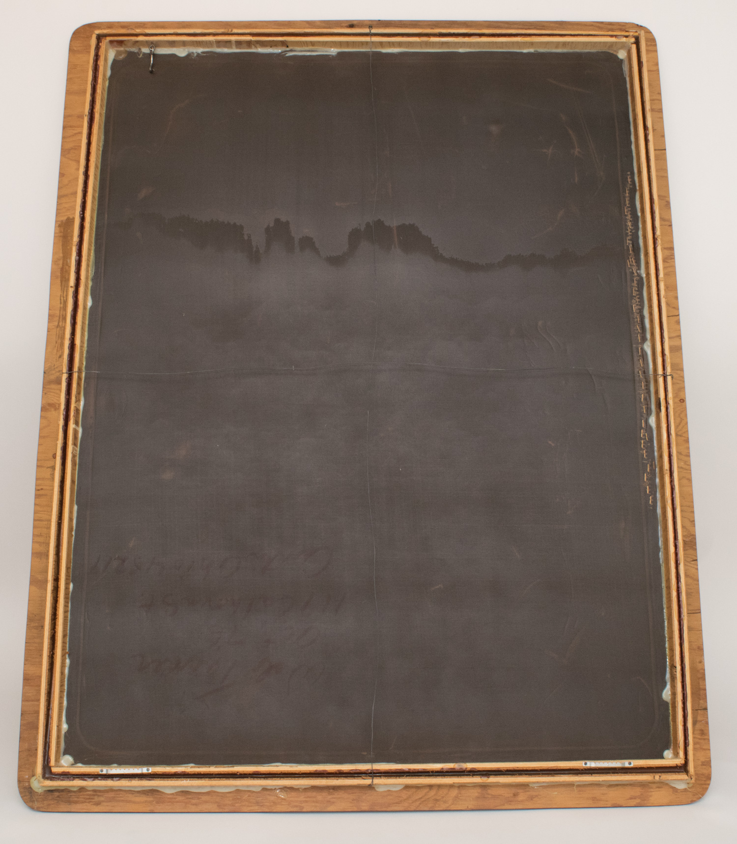 Abstract Iridescent Mixed Media Painting