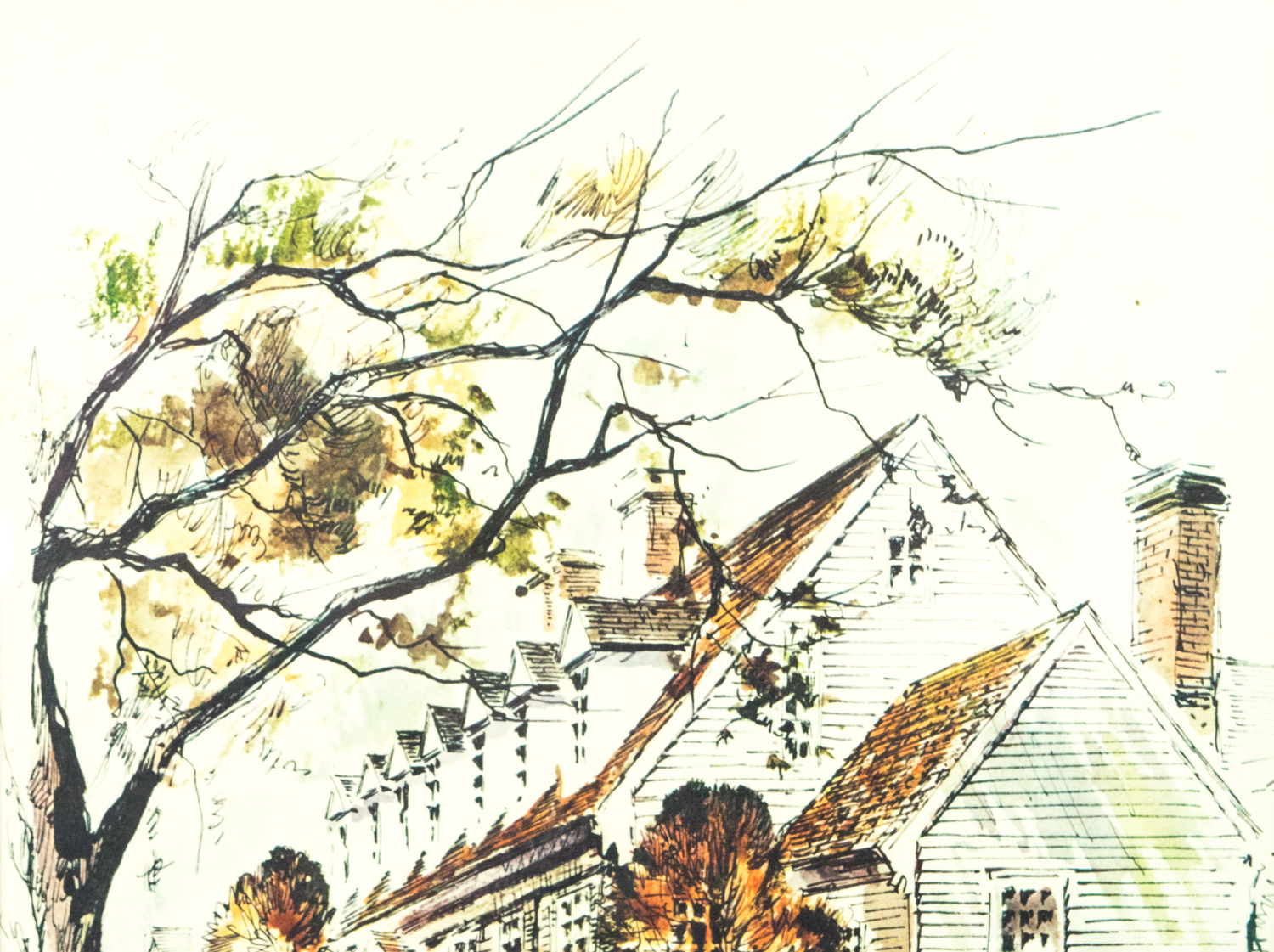 John Haymson "The Raleigh Tavern" Offset Lithograph