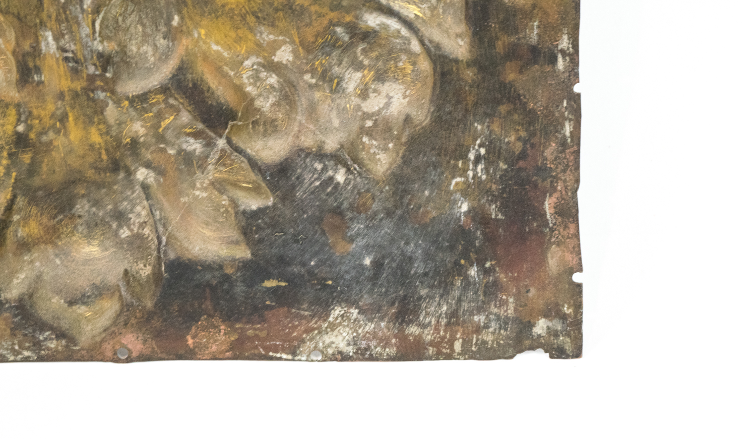 Antique Cast Brass Renaissance Revival Wall Hanging