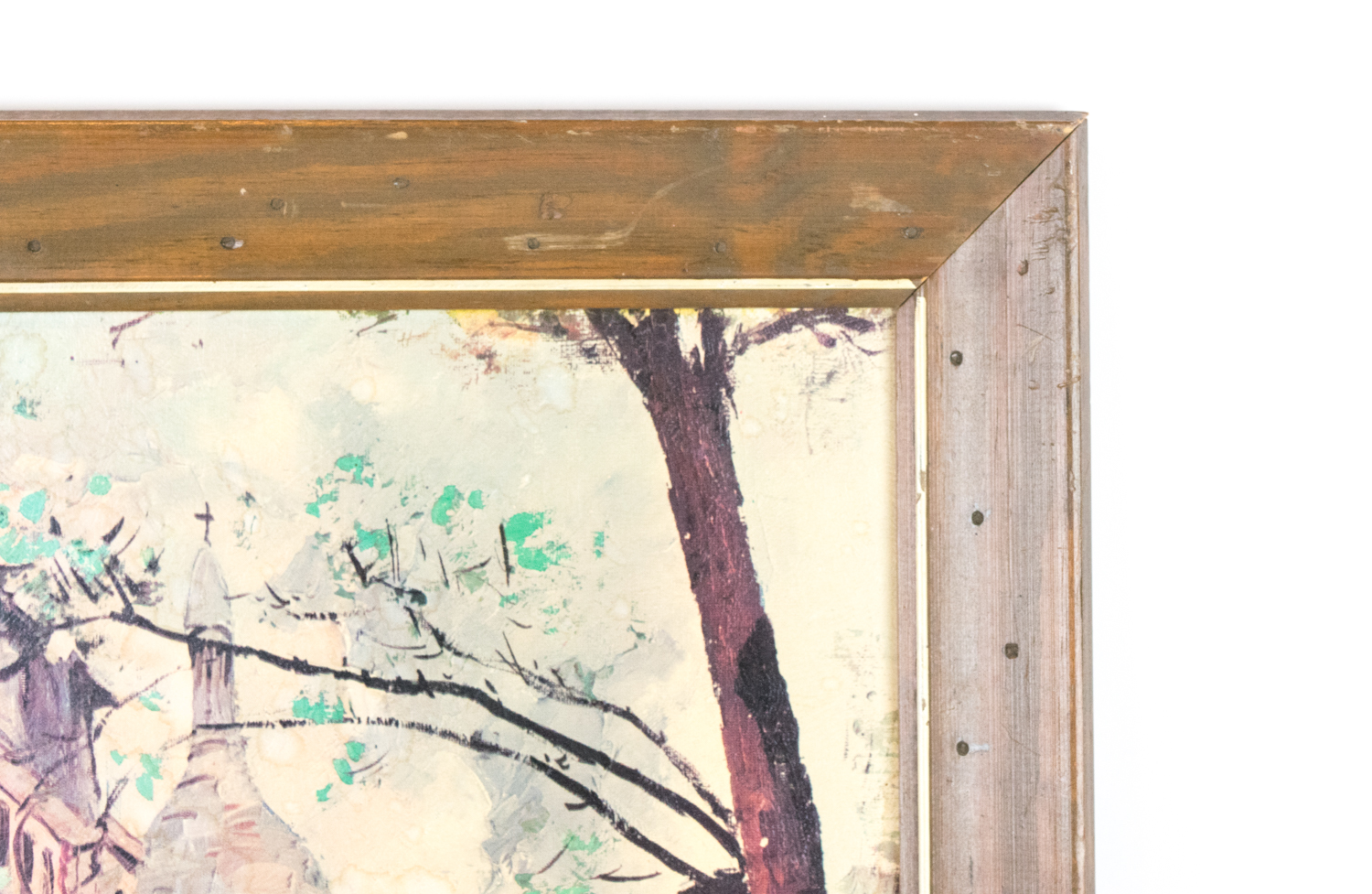 European Cityscape Offset Lithograph