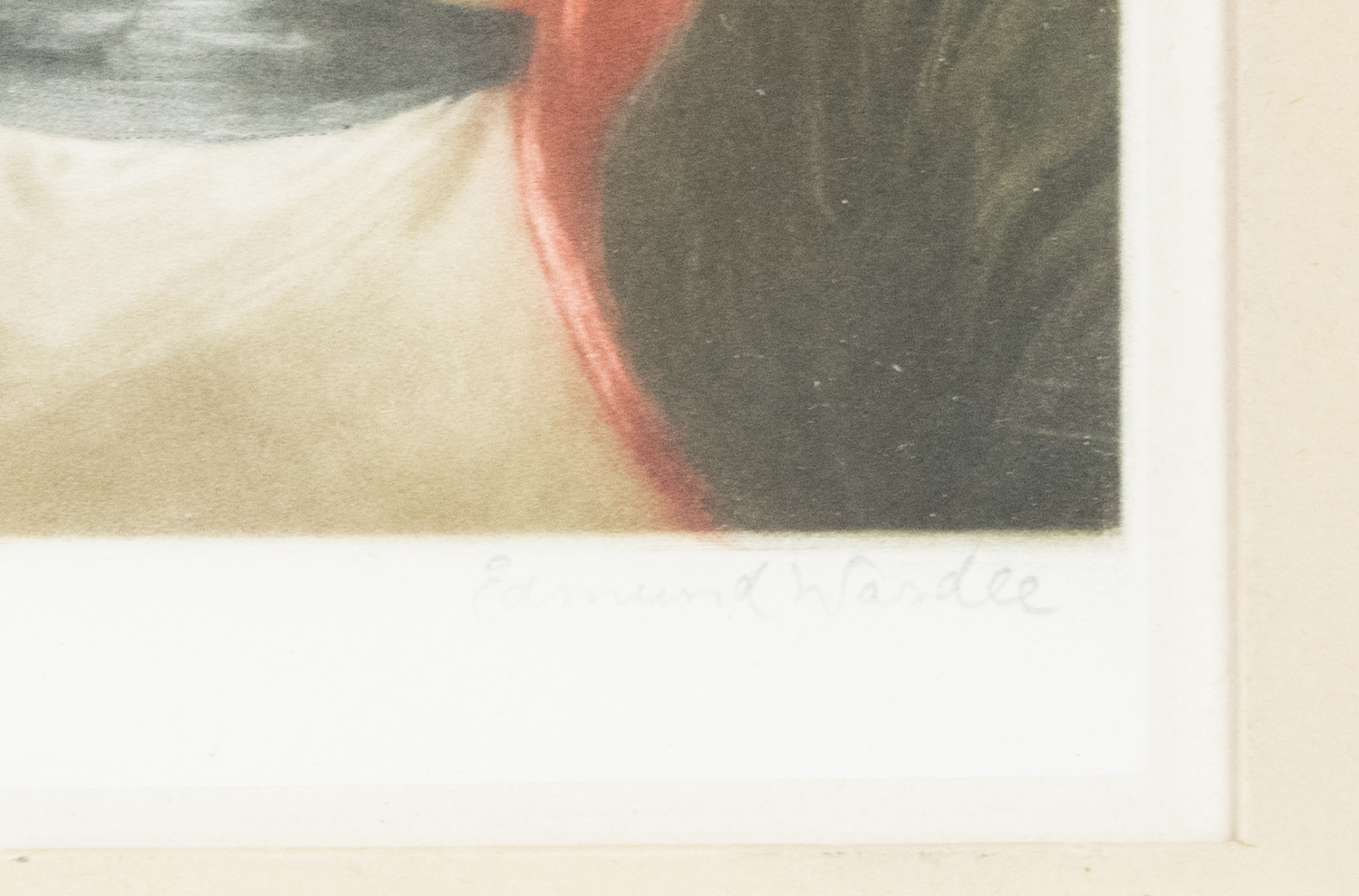 Edmund Wardle Mezzotint Titled "Mrs. Siddons"