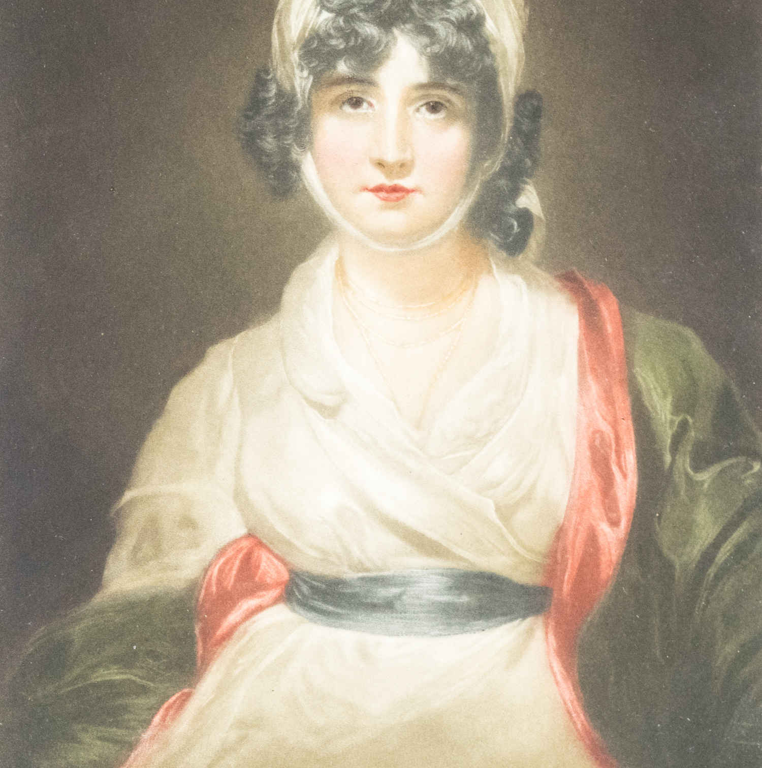 Edmund Wardle Mezzotint Titled "Mrs. Siddons"