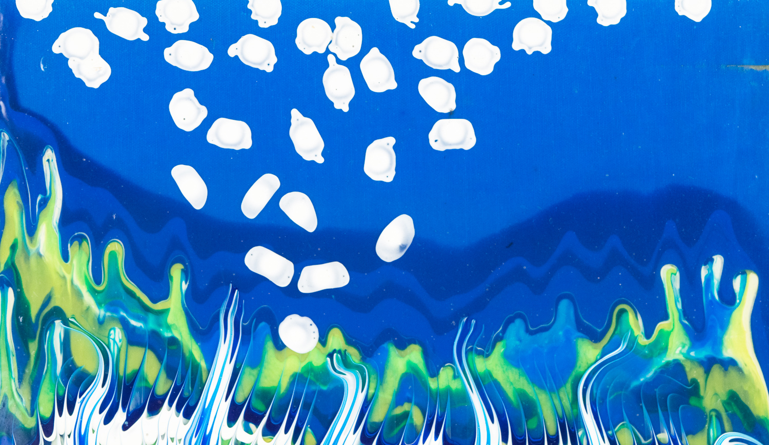 Original Mixed Media Artwork On Resin