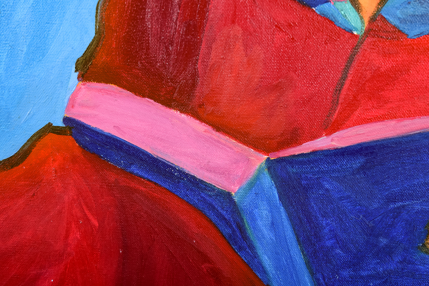 Original Tony Ortega Oil On Canvas Painting