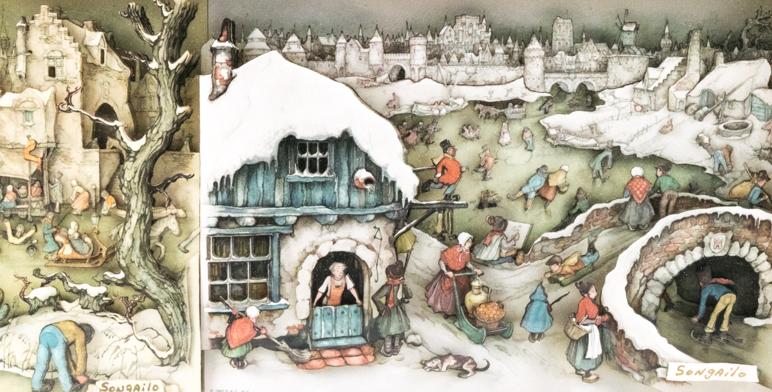 Pair of Judy Songailo Framed Papier-Toles