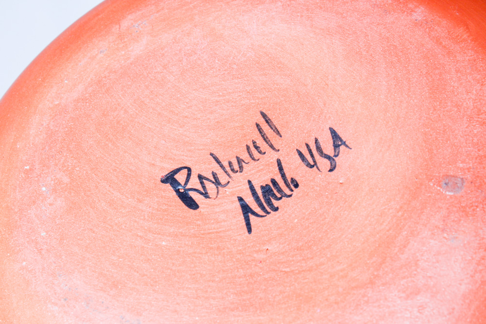 Native American Made Red Earth Pot