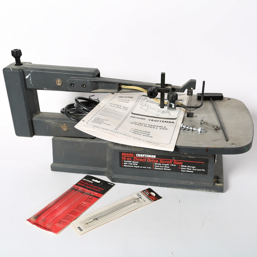 Sears Craftsman 16" Variable Speed Scroll Saw