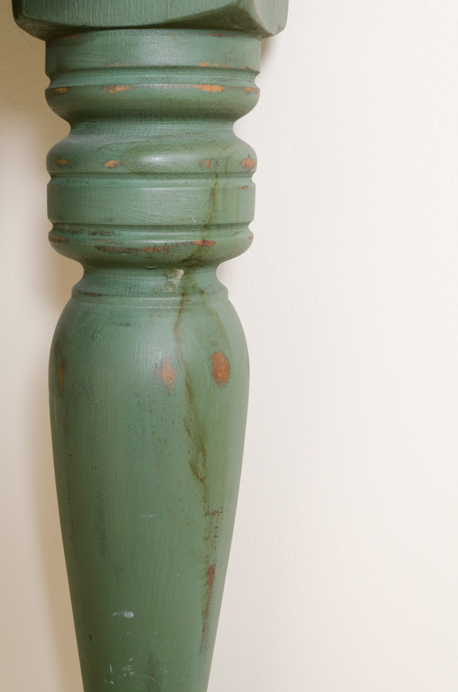 Green Country Desk With Hutch