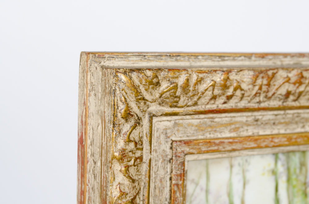 M.A. Devlin Hand-Painted Landscape Porcelain Plaque