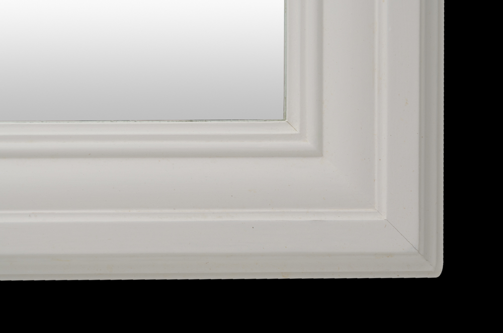 White Framed Wall Mirror