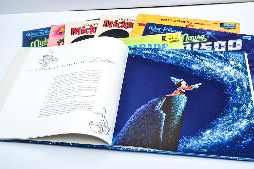 Walt Disney's "Fantasia" and Mickey Mouse Albums on Vinyl