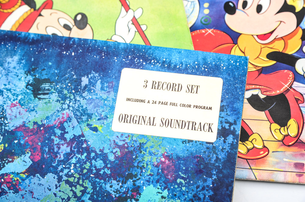 Walt Disney's "Fantasia" and Mickey Mouse Albums on Vinyl