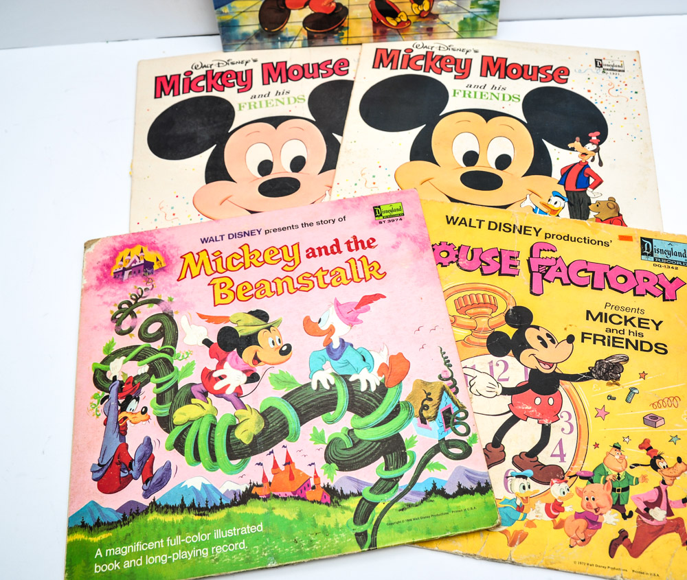 Walt Disney's "Fantasia" and Mickey Mouse Albums on Vinyl
