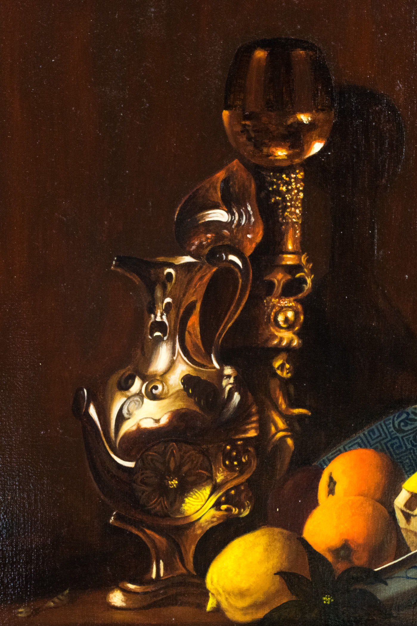 Original Still Life Oil Painting by C. Geizen