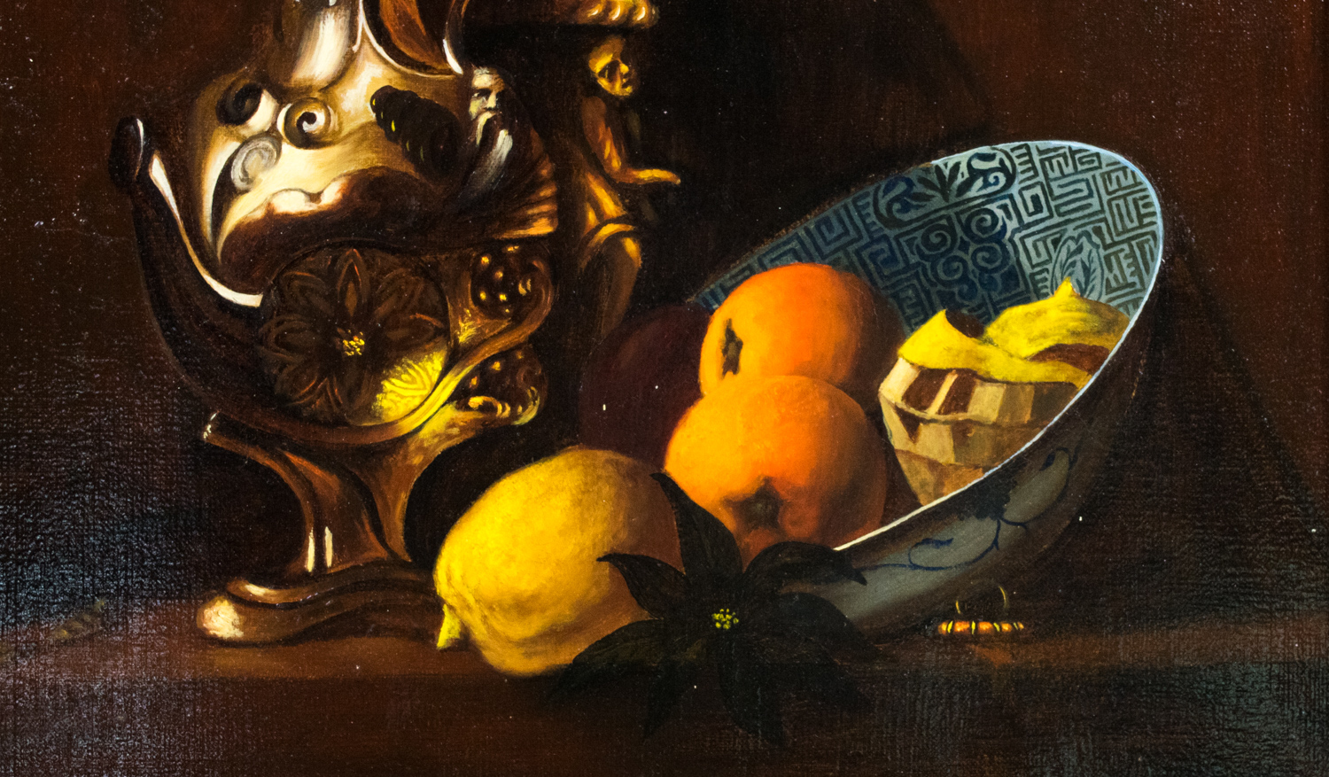 Original Still Life Oil Painting by C. Geizen