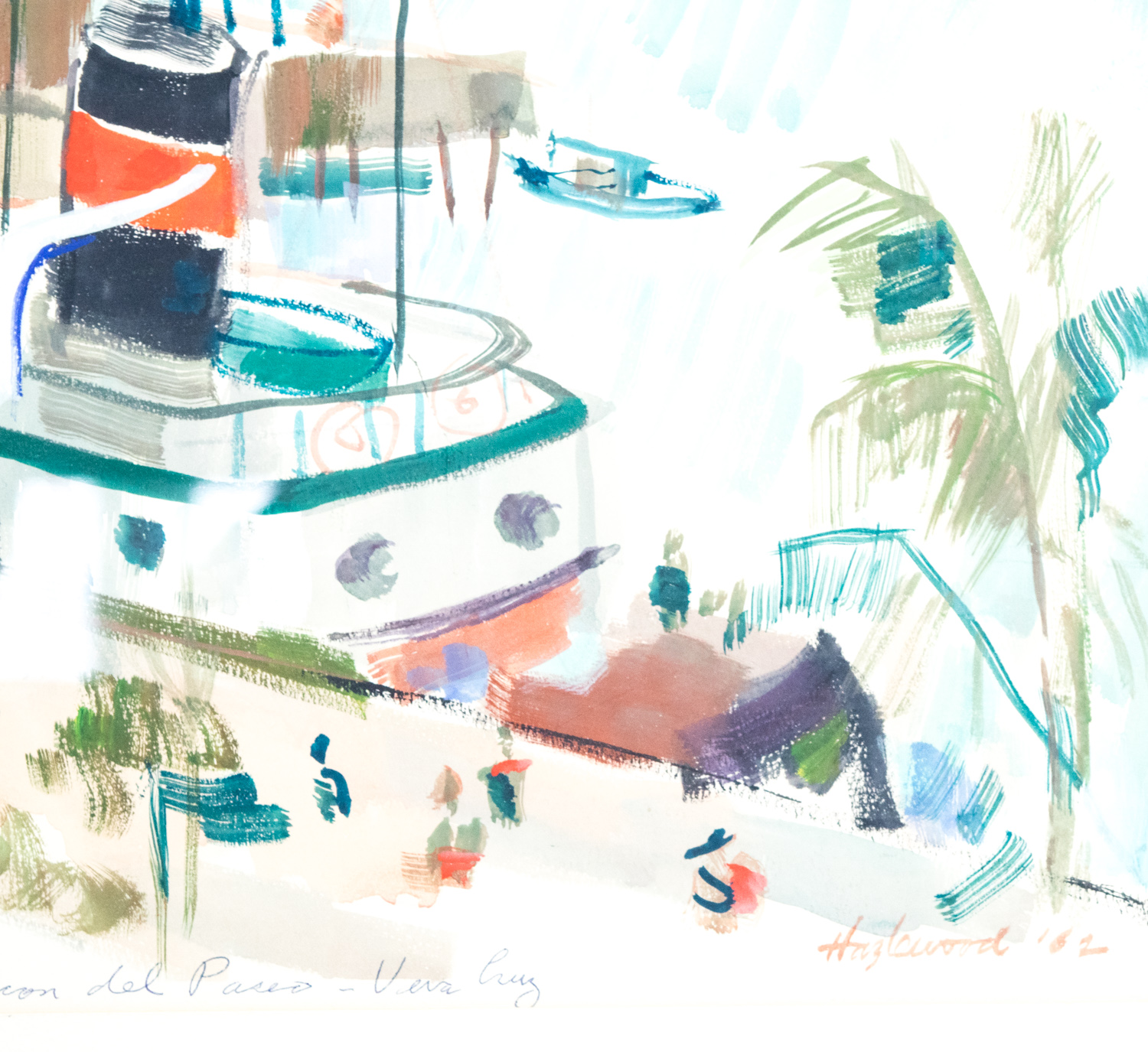 "Malcom del Paseo - Vera Cruz" Original Watercolor