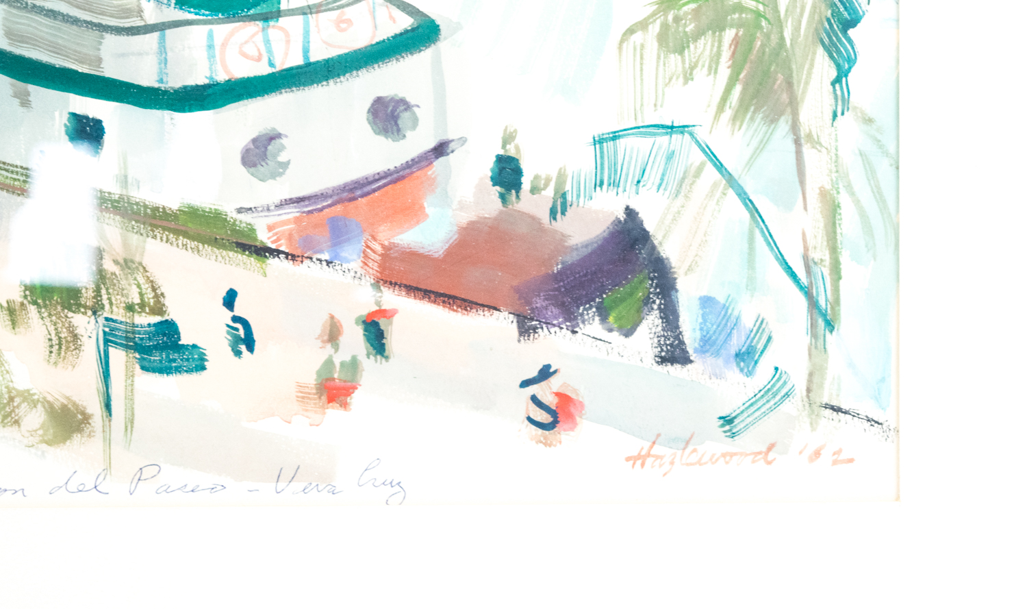 "Malcom del Paseo - Vera Cruz" Original Watercolor