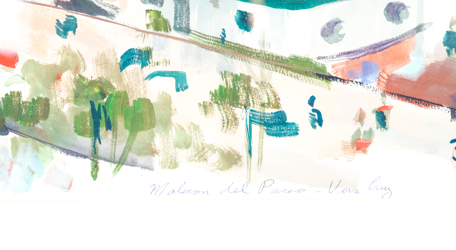 "Malcom del Paseo - Vera Cruz" Original Watercolor