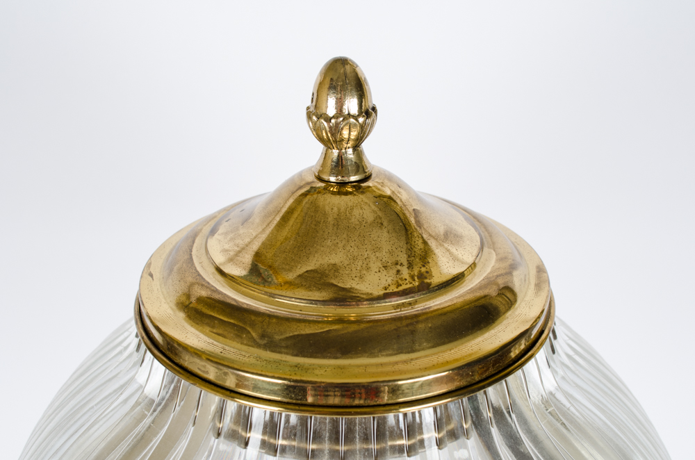 Brass And Glass Lamps