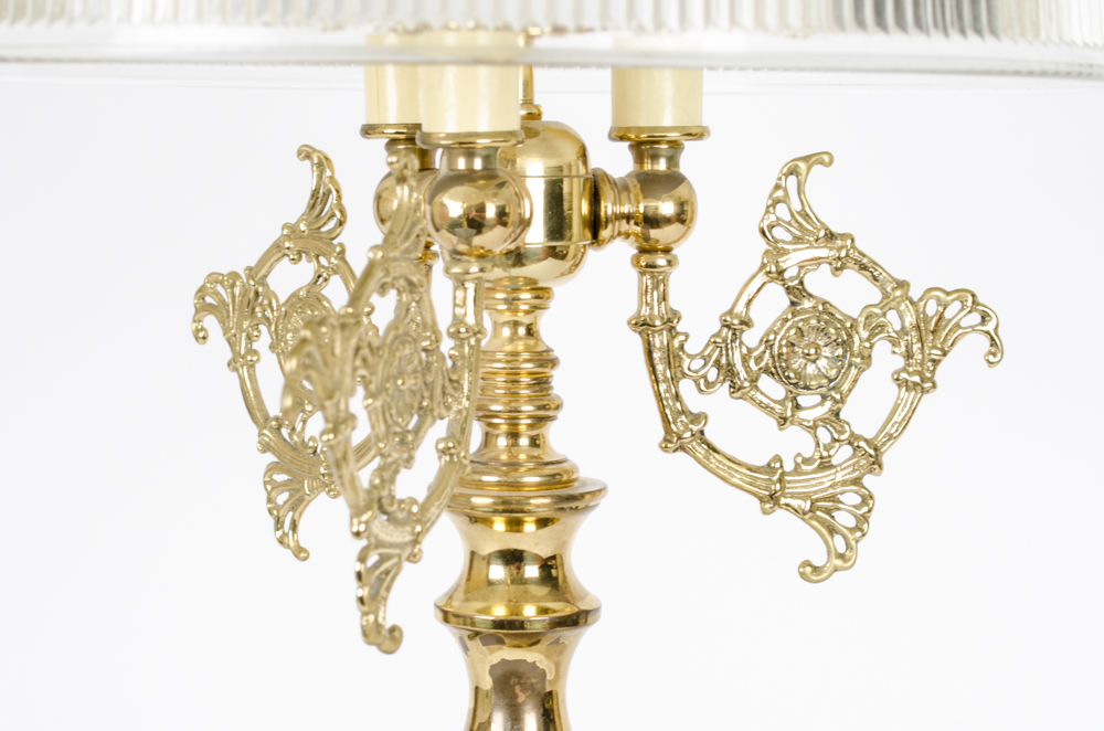 Brass And Glass Lamps