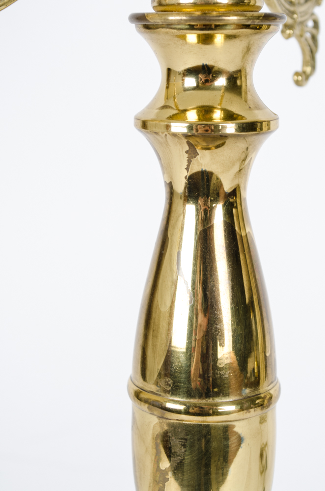 Brass And Glass Lamps