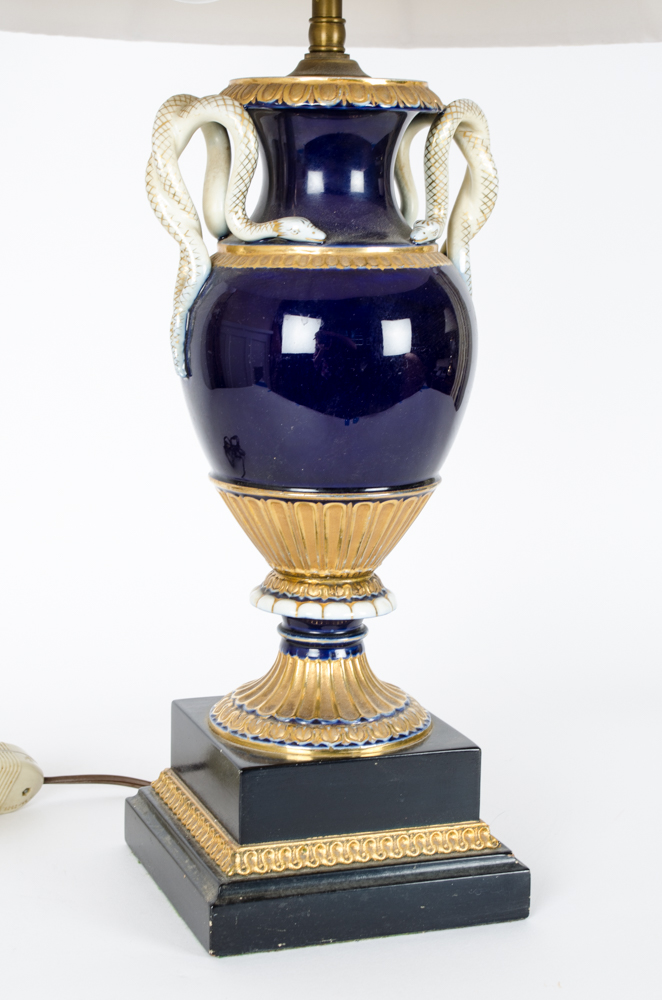 Vintage Sevres Style Lamp