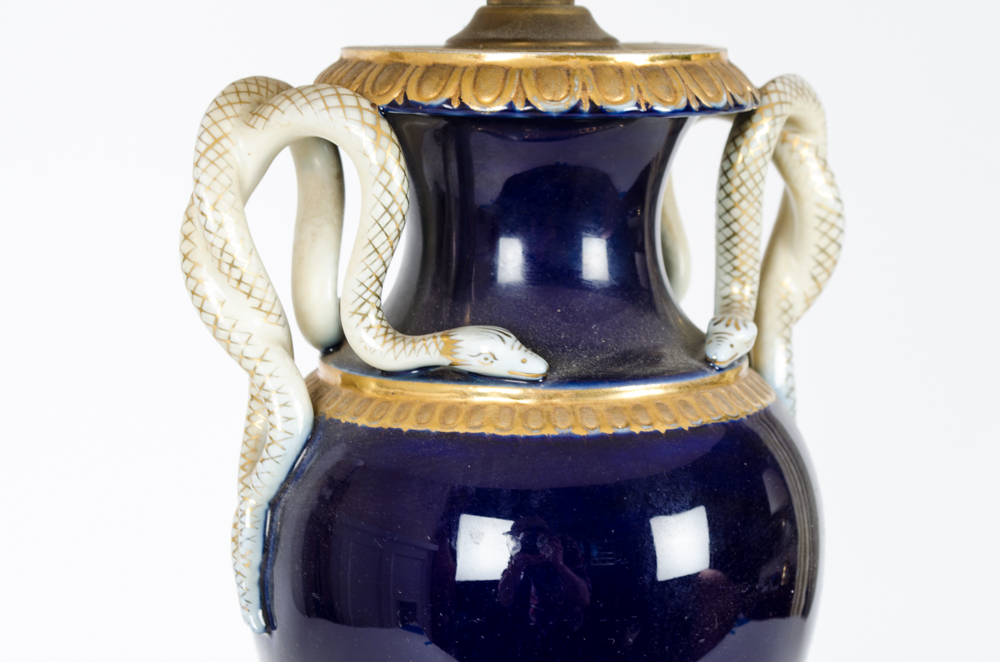 Vintage Sevres Style Lamp