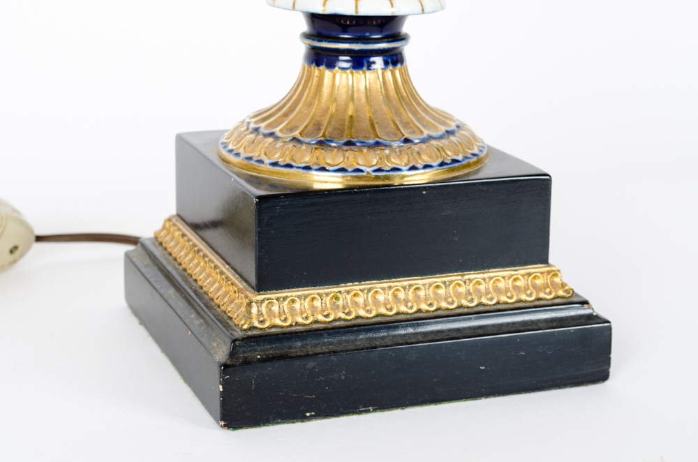 Vintage Sevres Style Lamp