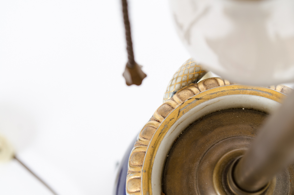 Vintage Sevres Style Lamp