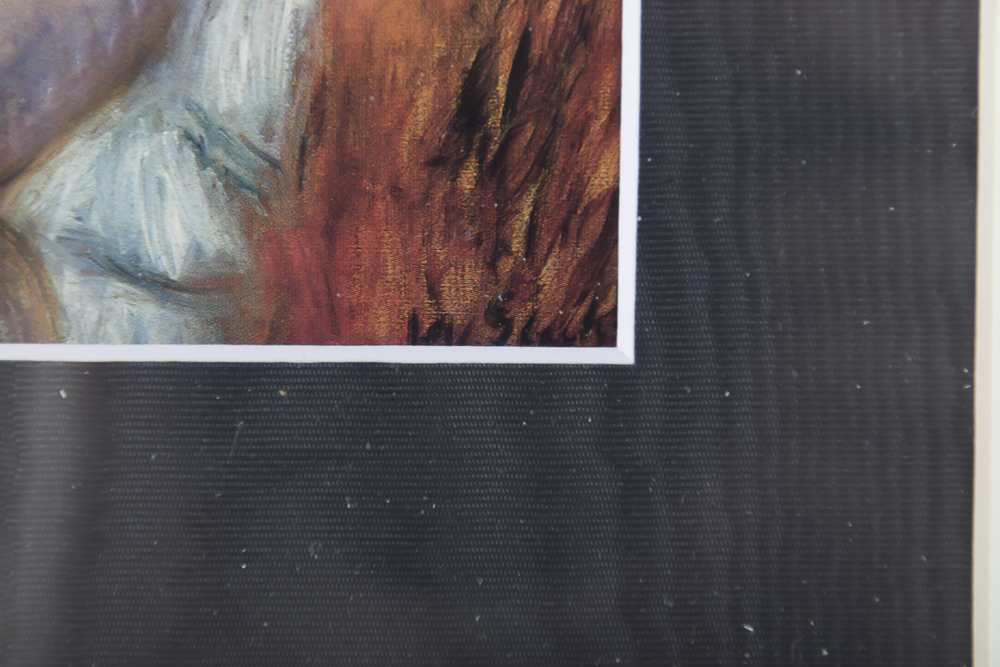 Pair of Female Nude Offset Lithographs