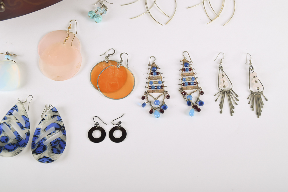 Fashion Earrings and Jewelry Chest