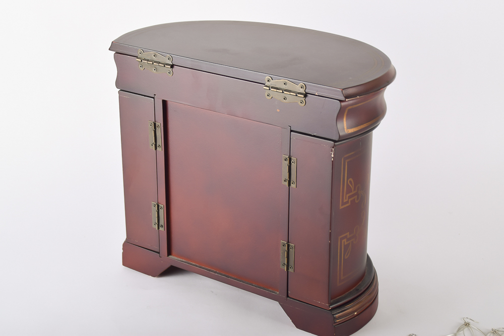 Fashion Earrings and Jewelry Chest