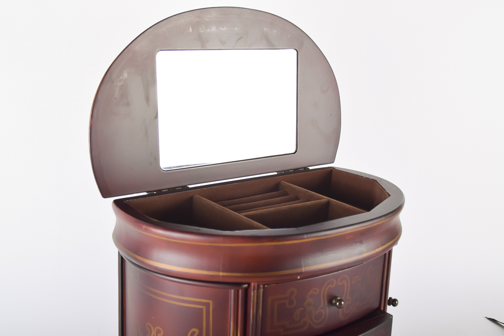 Fashion Earrings and Jewelry Chest