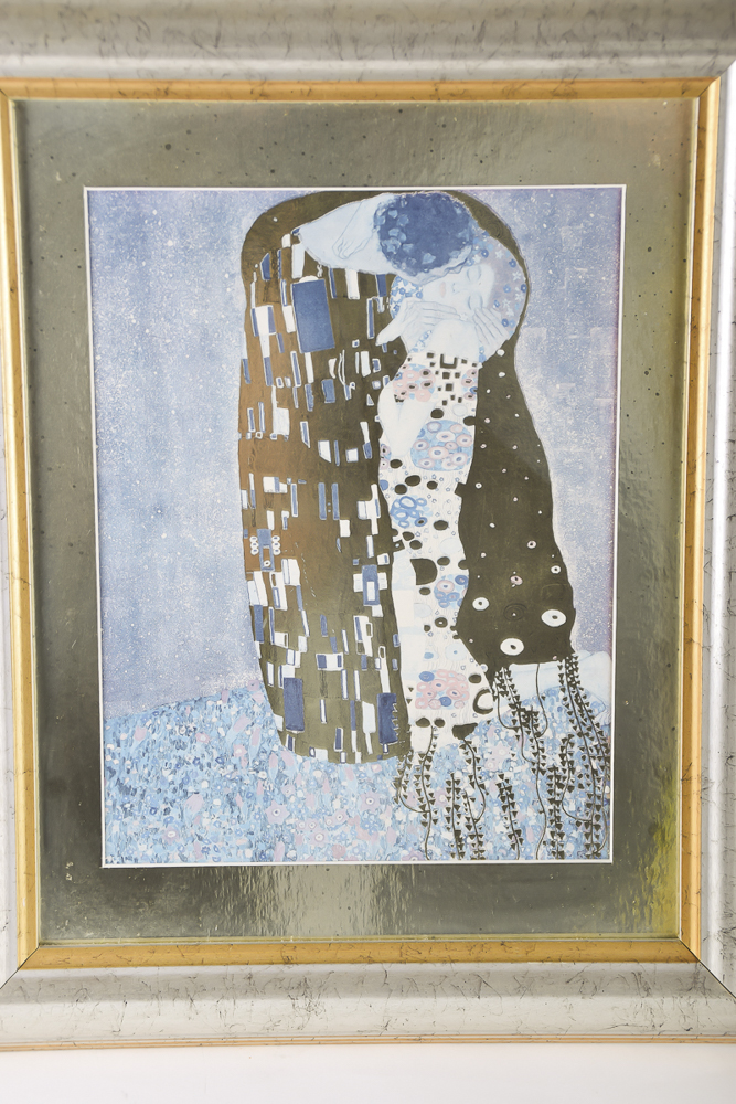 Trio of Gustav Klimt Offset Lithographs