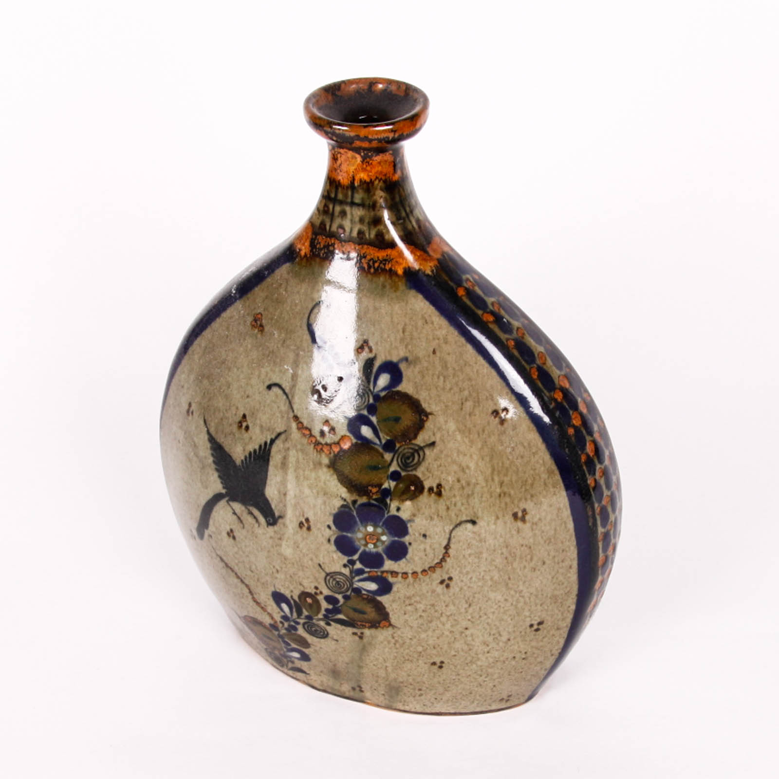 Hand Glazed Pottery Jug Pair