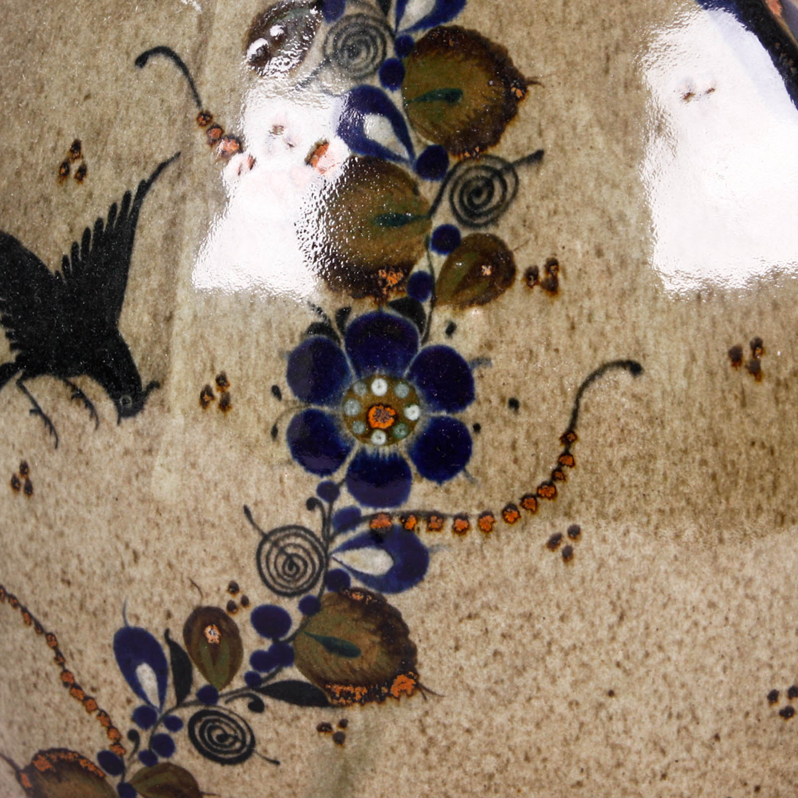 Hand Glazed Pottery Jug Pair