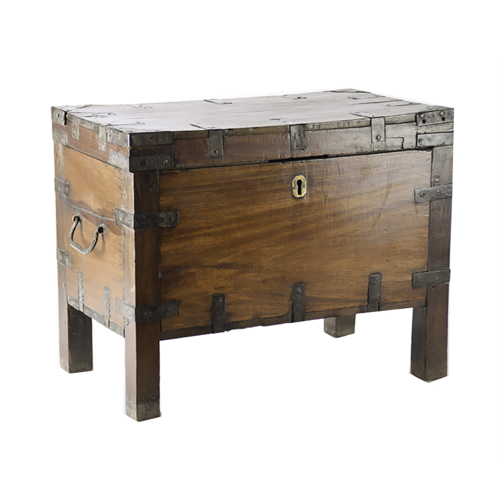 Antique Wooden Trunk