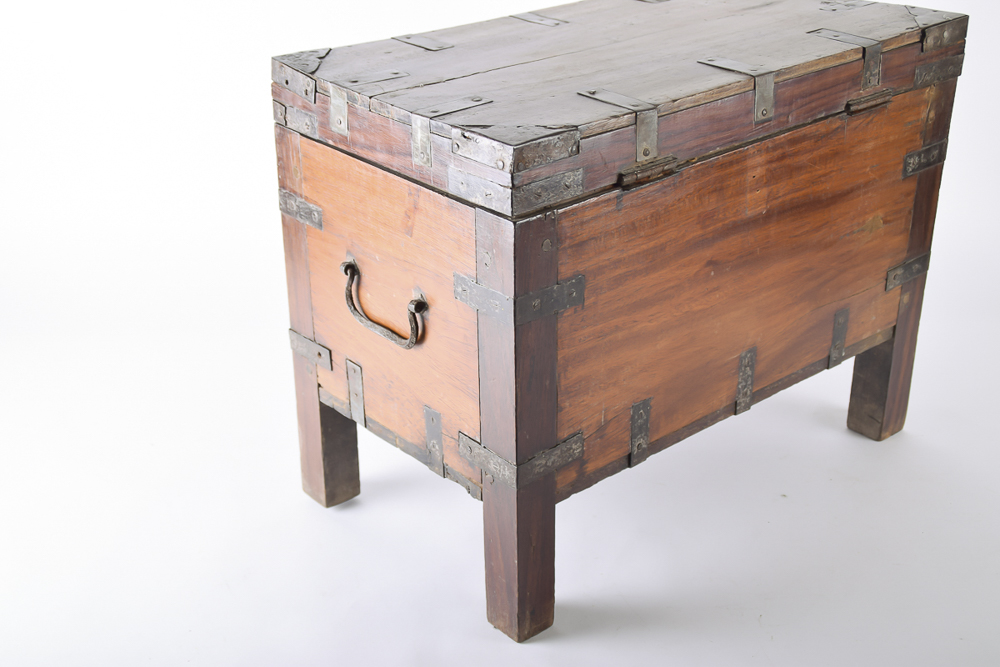 Antique Wooden Trunk