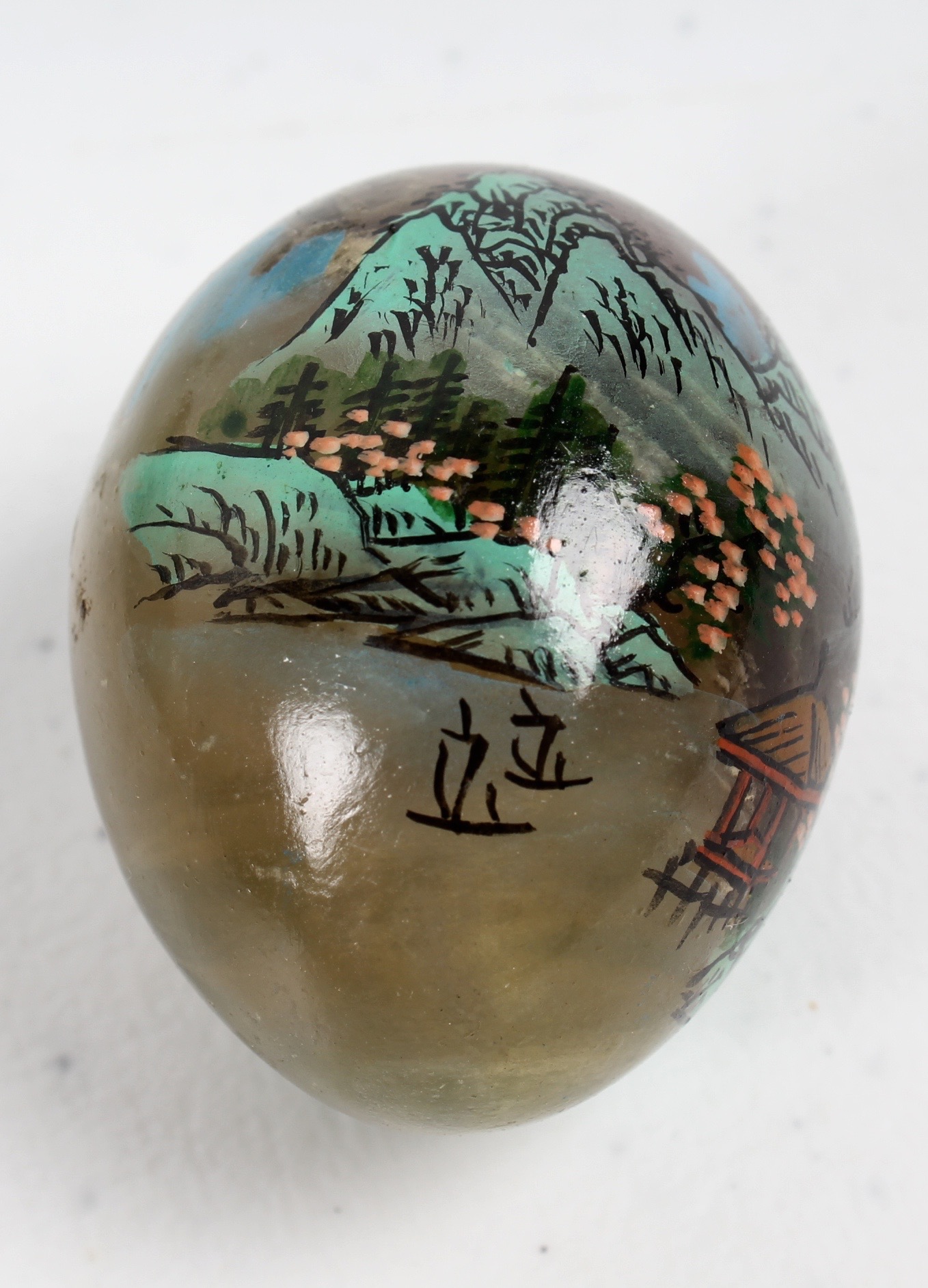 Generous Collection Of Decorated Stone Eggs