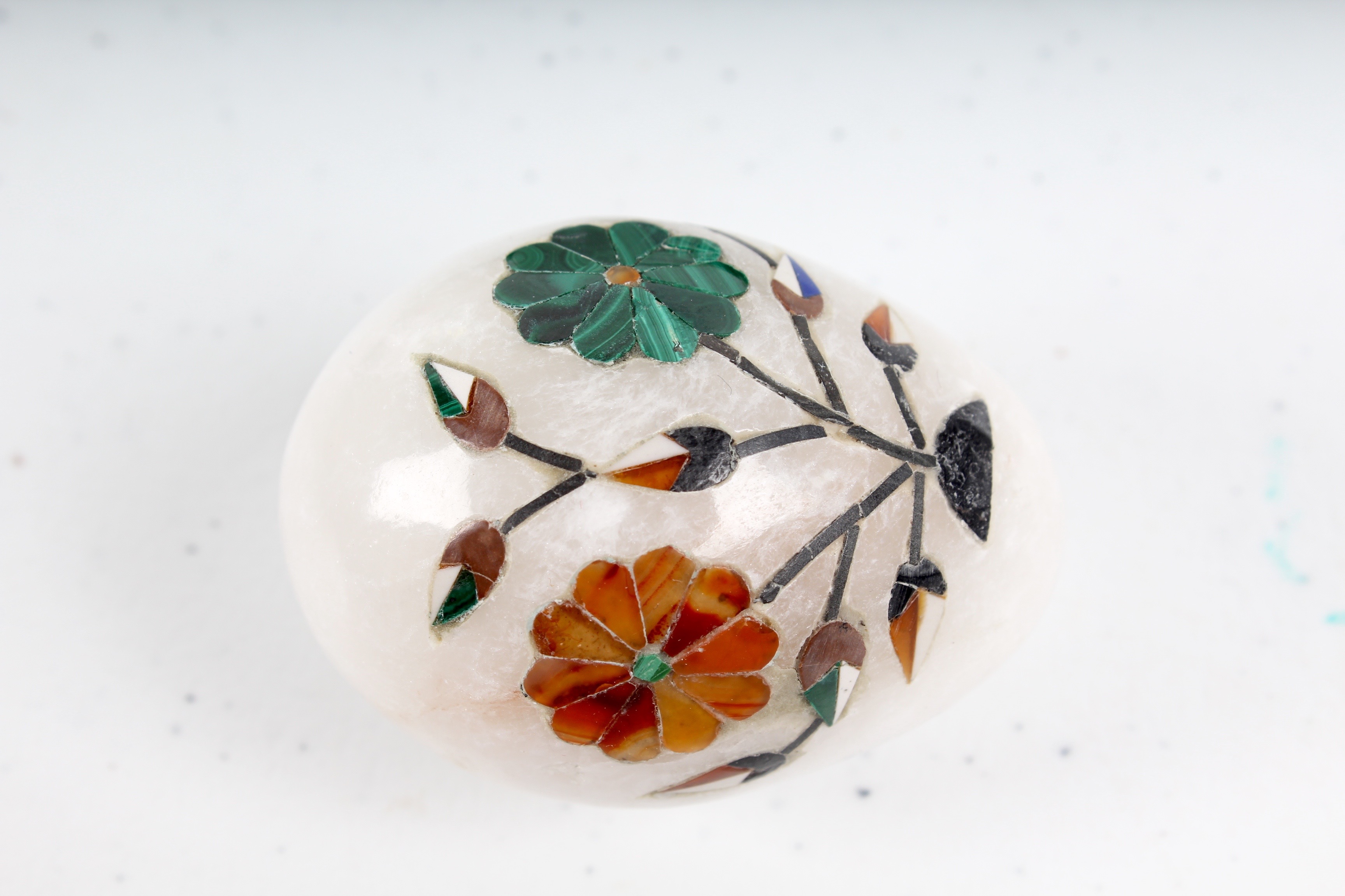 Generous Collection Of Decorated Stone Eggs