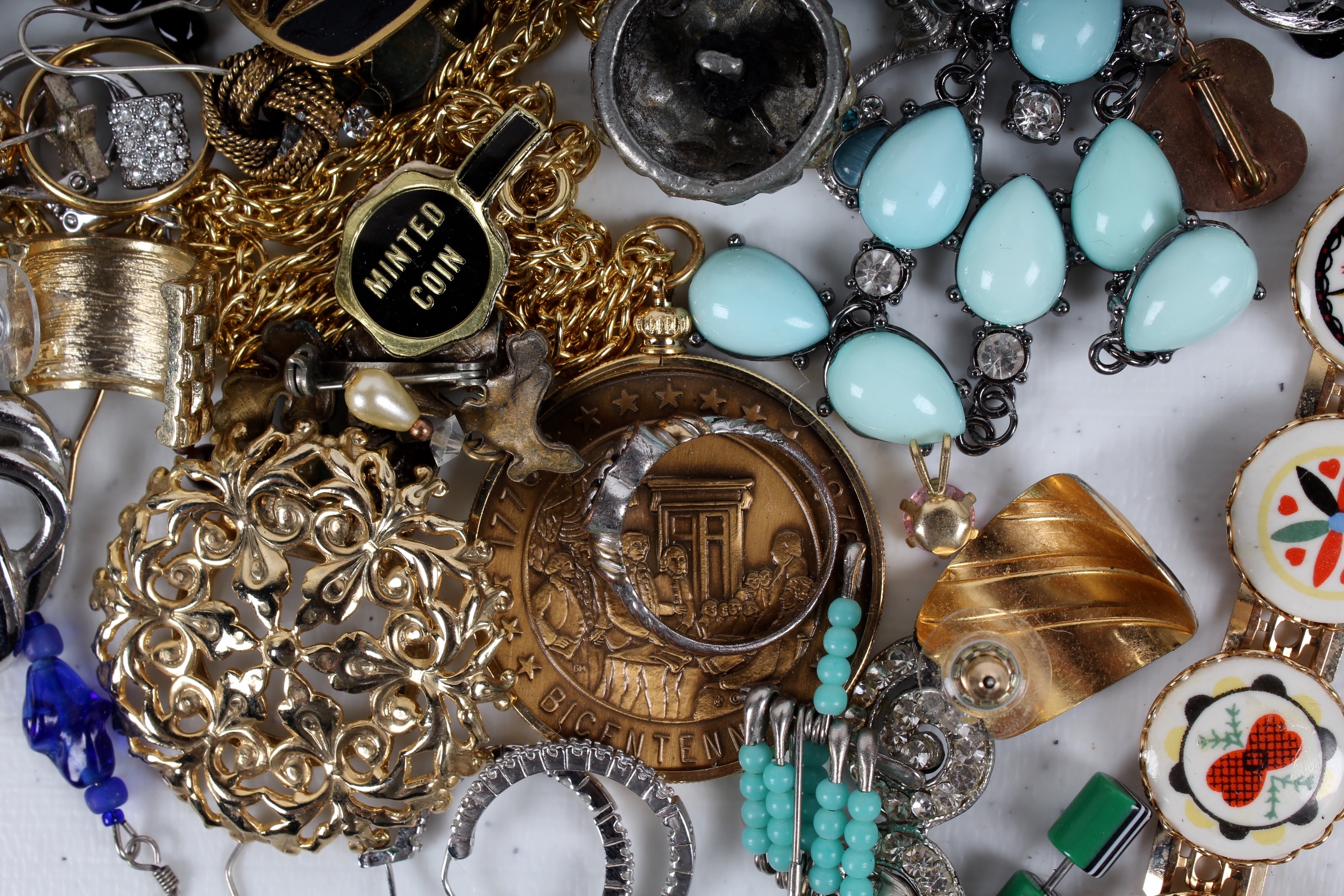 Eclectic Collection of Costume Jewelry