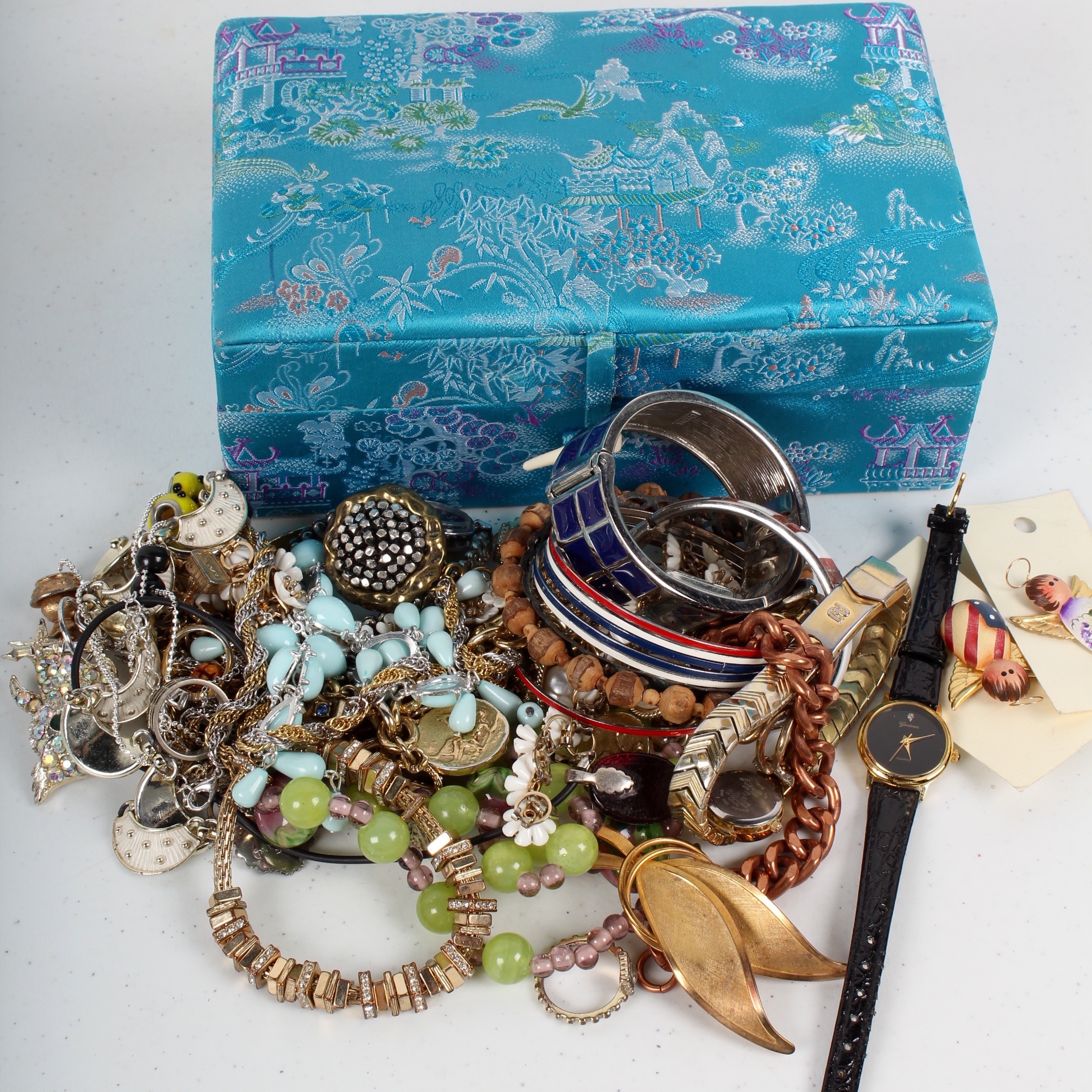 Collection of Costume Jewelry and Watches