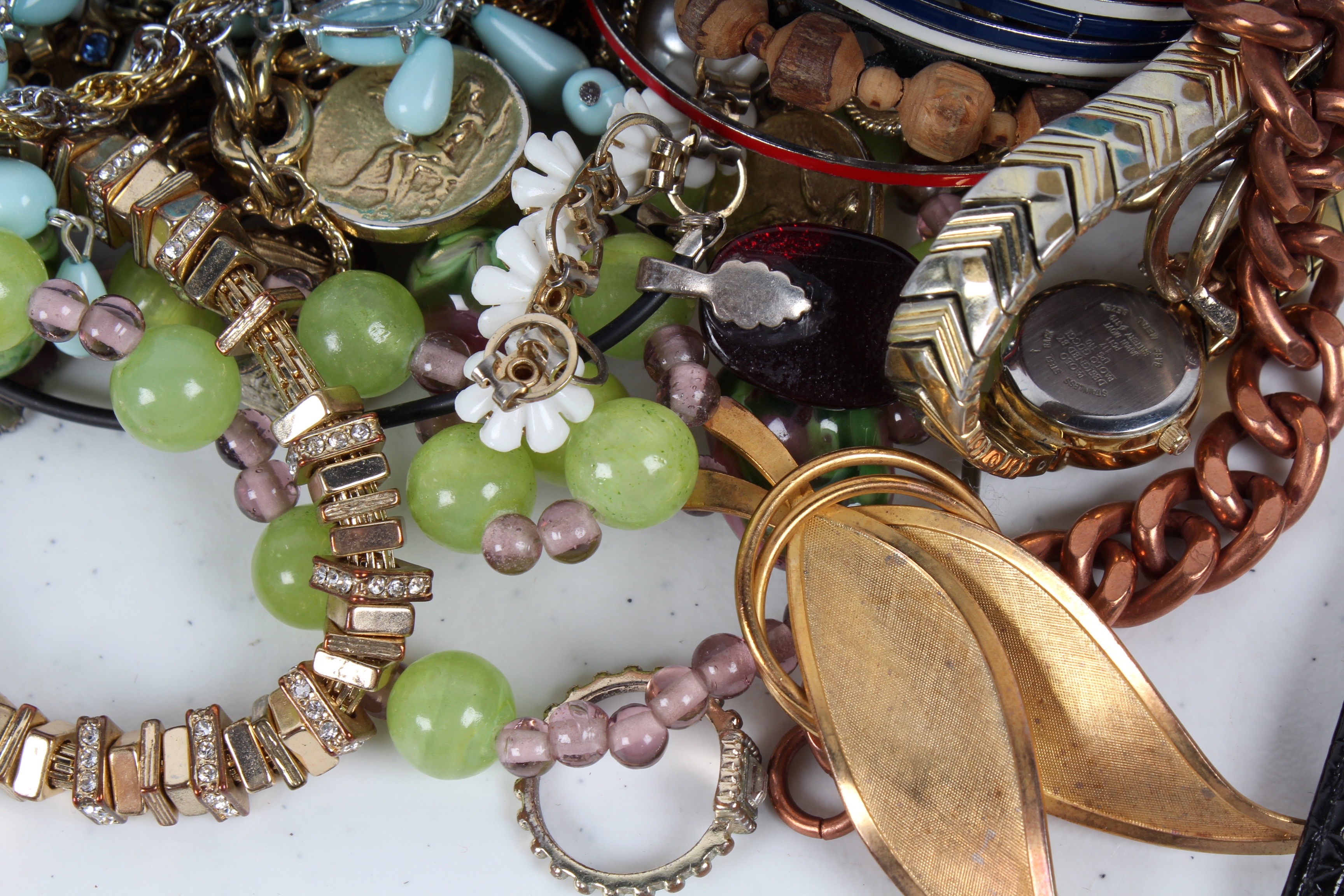 Collection of Costume Jewelry and Watches